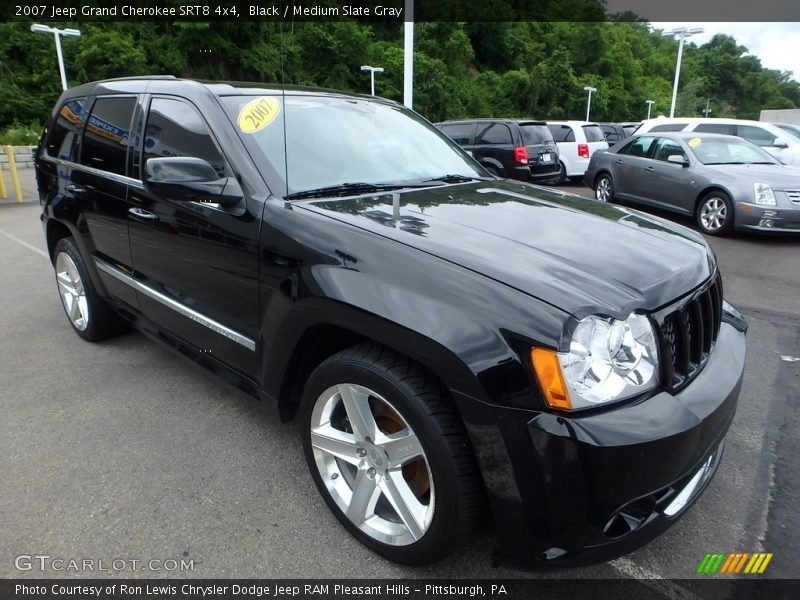 Black / Medium Slate Gray 2007 Jeep Grand Cherokee SRT8 4x4