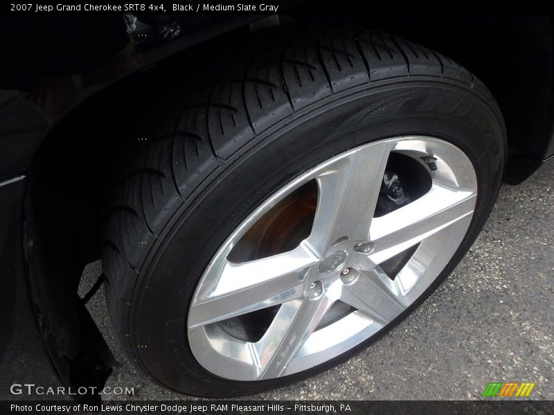 Black / Medium Slate Gray 2007 Jeep Grand Cherokee SRT8 4x4