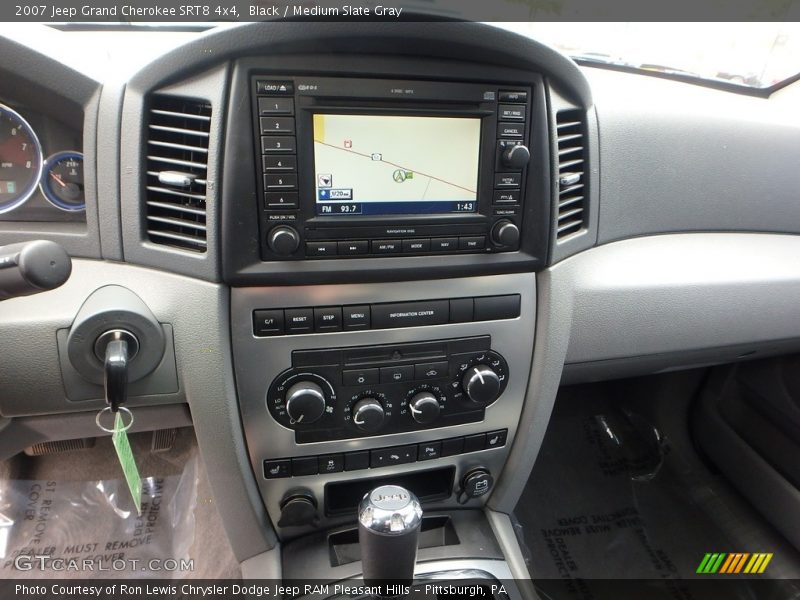 Black / Medium Slate Gray 2007 Jeep Grand Cherokee SRT8 4x4