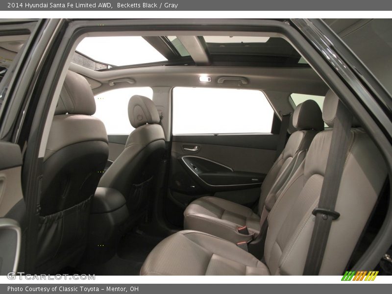 Becketts Black / Gray 2014 Hyundai Santa Fe Limited AWD
