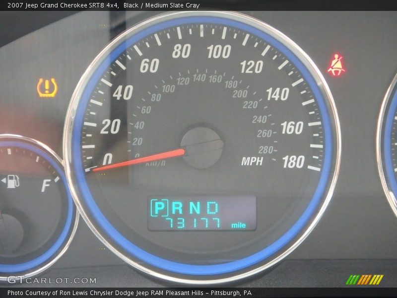 Black / Medium Slate Gray 2007 Jeep Grand Cherokee SRT8 4x4