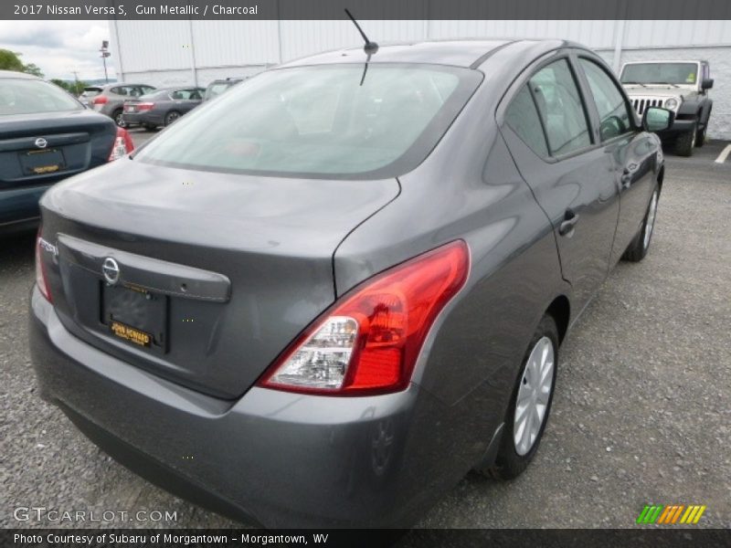 Gun Metallic / Charcoal 2017 Nissan Versa S