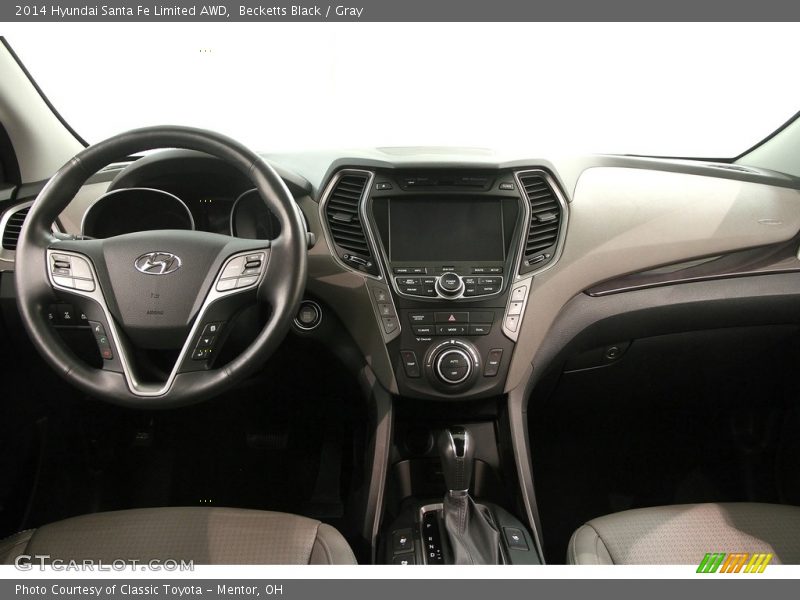 Becketts Black / Gray 2014 Hyundai Santa Fe Limited AWD