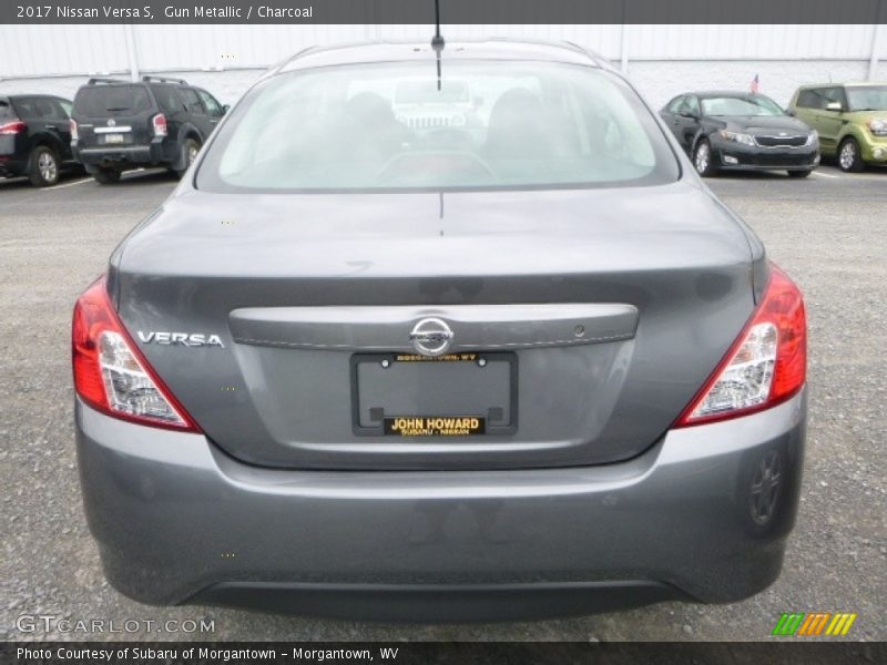 Gun Metallic / Charcoal 2017 Nissan Versa S