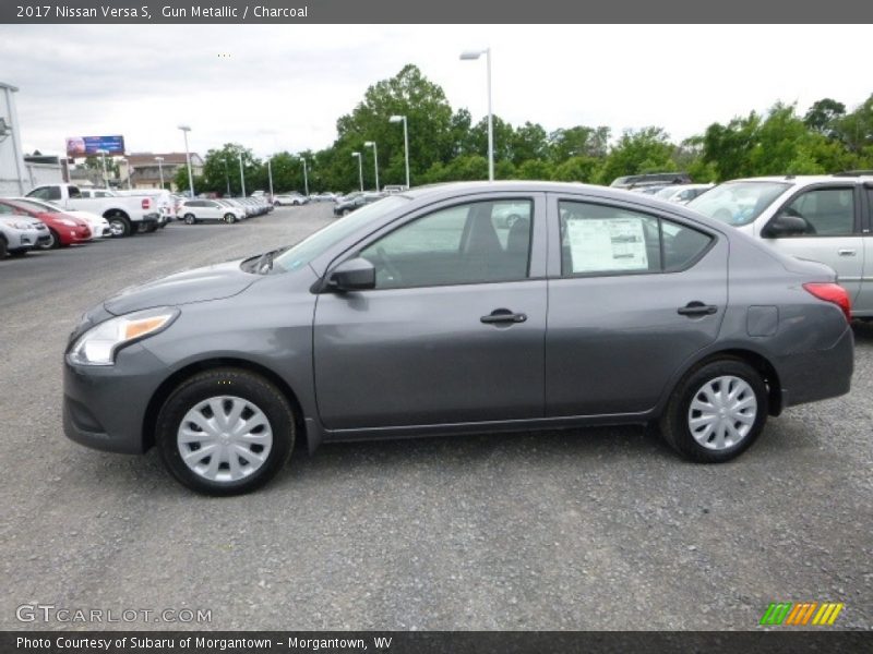 Gun Metallic / Charcoal 2017 Nissan Versa S