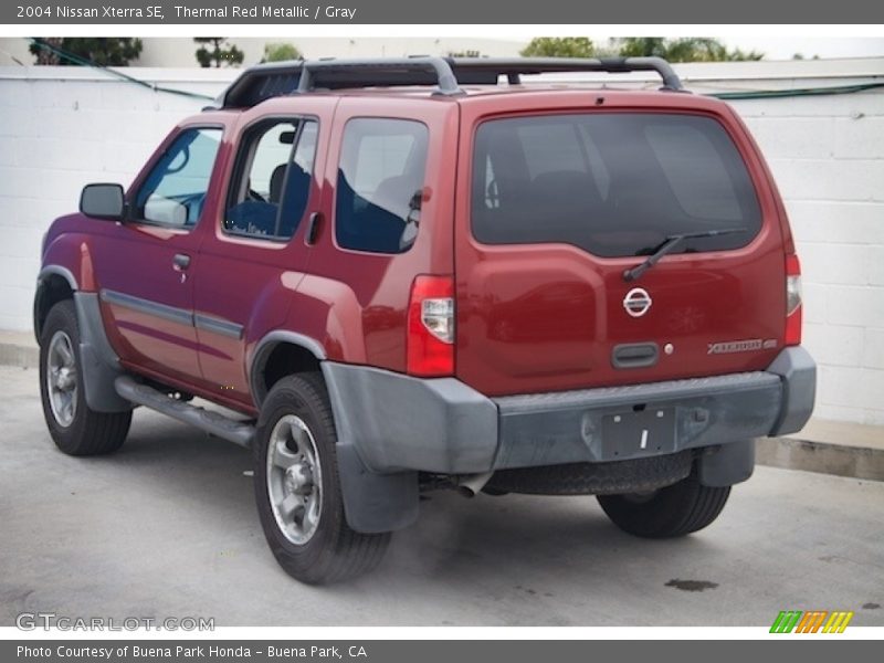 Thermal Red Metallic / Gray 2004 Nissan Xterra SE