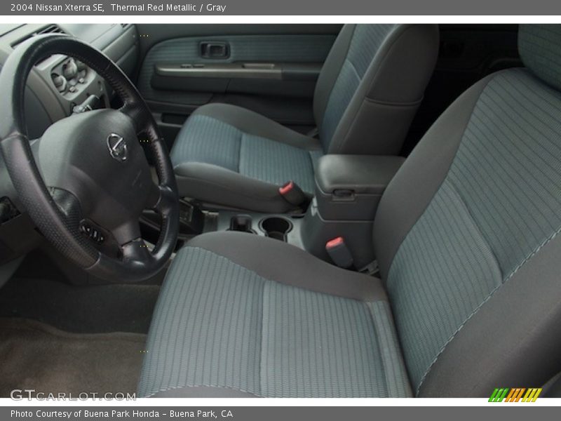 Thermal Red Metallic / Gray 2004 Nissan Xterra SE