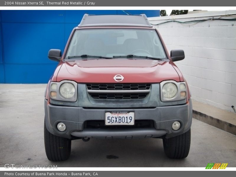 Thermal Red Metallic / Gray 2004 Nissan Xterra SE