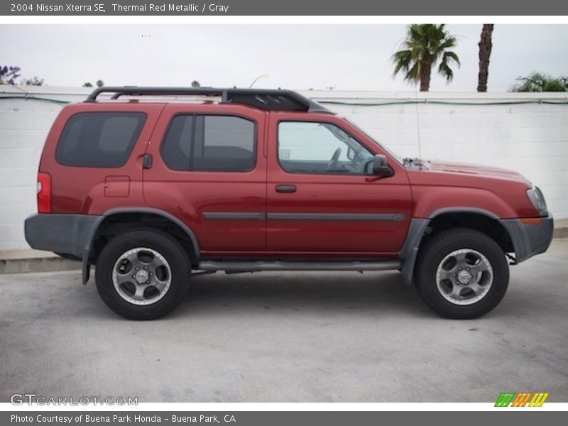 Thermal Red Metallic / Gray 2004 Nissan Xterra SE