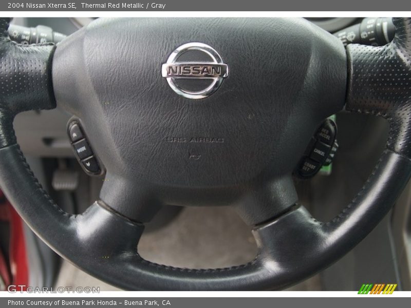 Thermal Red Metallic / Gray 2004 Nissan Xterra SE