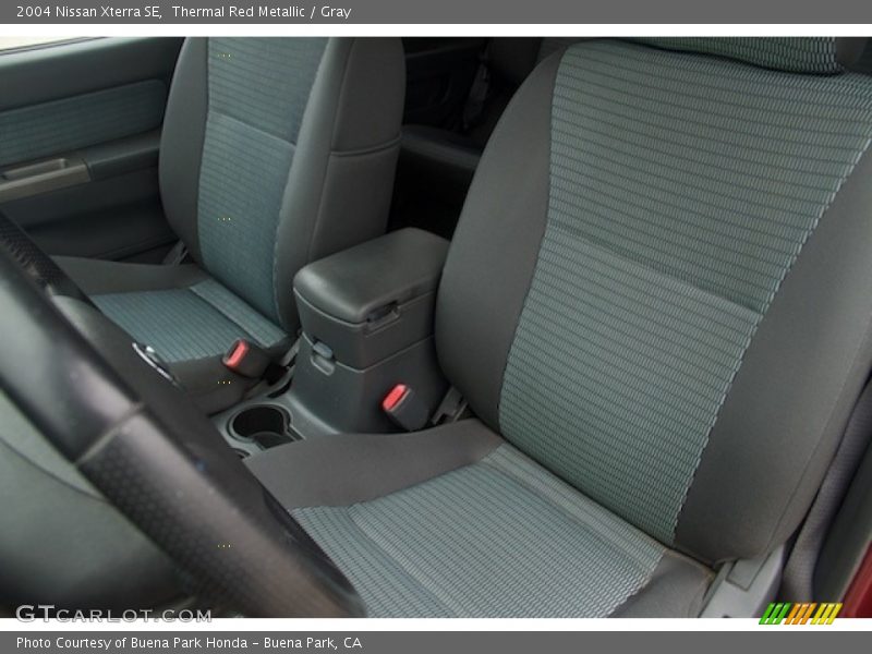 Thermal Red Metallic / Gray 2004 Nissan Xterra SE