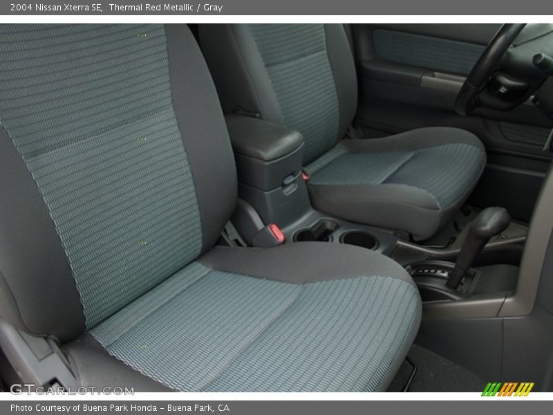 Thermal Red Metallic / Gray 2004 Nissan Xterra SE