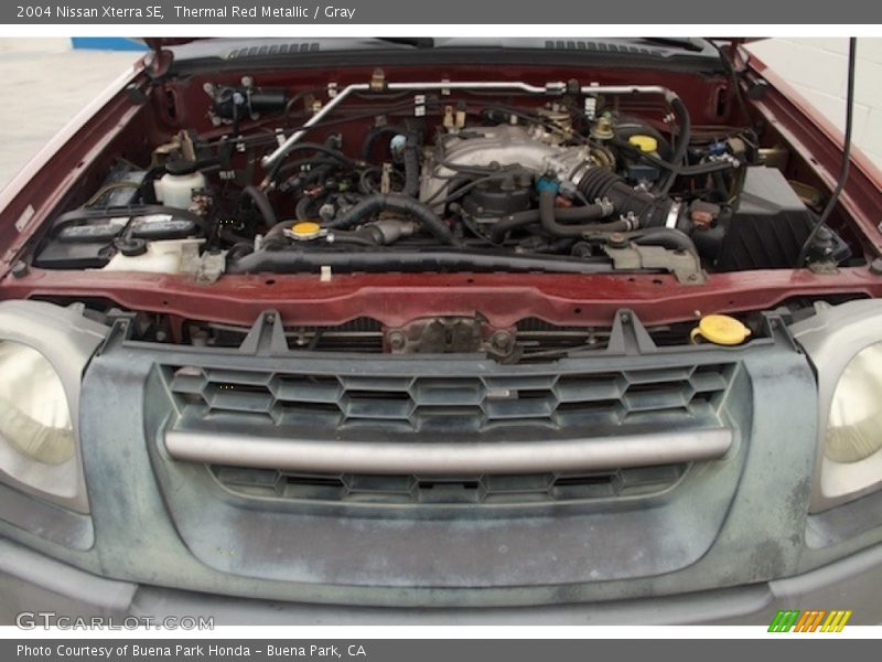 Thermal Red Metallic / Gray 2004 Nissan Xterra SE