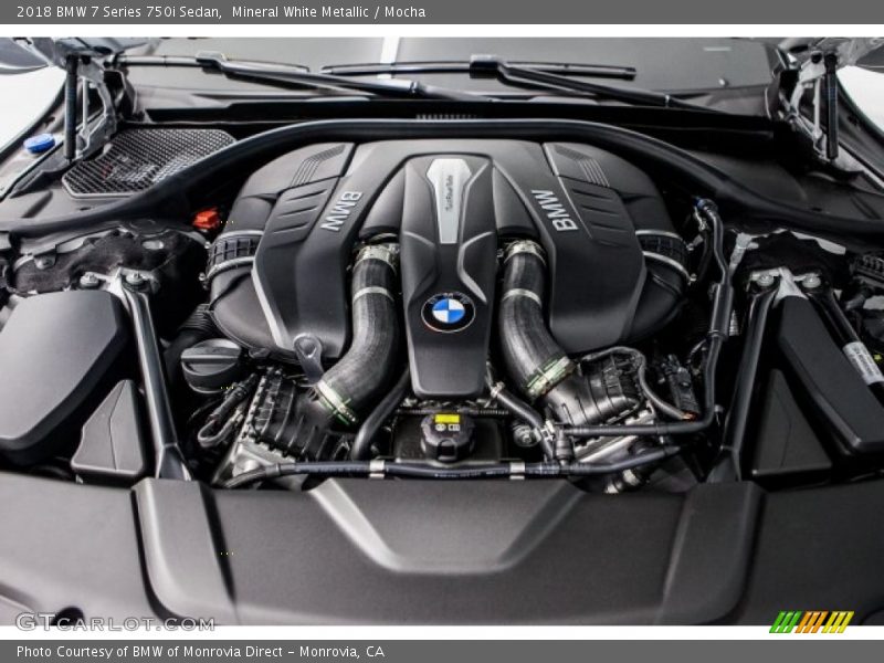  2018 7 Series 750i Sedan Engine - 4.4 Liter TwinPower Turbocharged DOHC 32-Valve VVT V8
