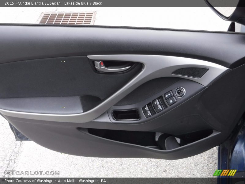 Lakeside Blue / Black 2015 Hyundai Elantra SE Sedan