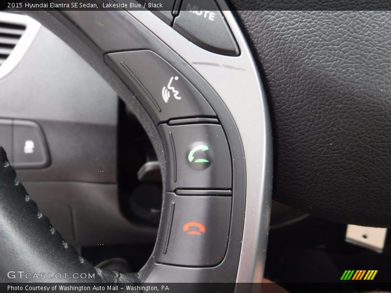 Lakeside Blue / Black 2015 Hyundai Elantra SE Sedan
