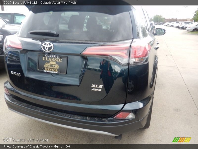 Galactic Aqua Mica / Ash 2017 Toyota RAV4 XLE