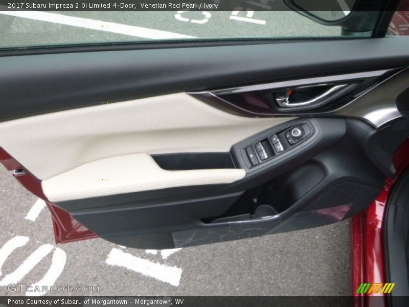 Venetian Red Pearl / Ivory 2017 Subaru Impreza 2.0i Limited 4-Door