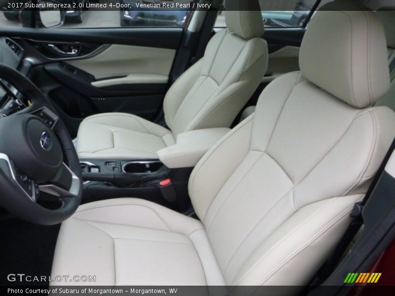 Venetian Red Pearl / Ivory 2017 Subaru Impreza 2.0i Limited 4-Door