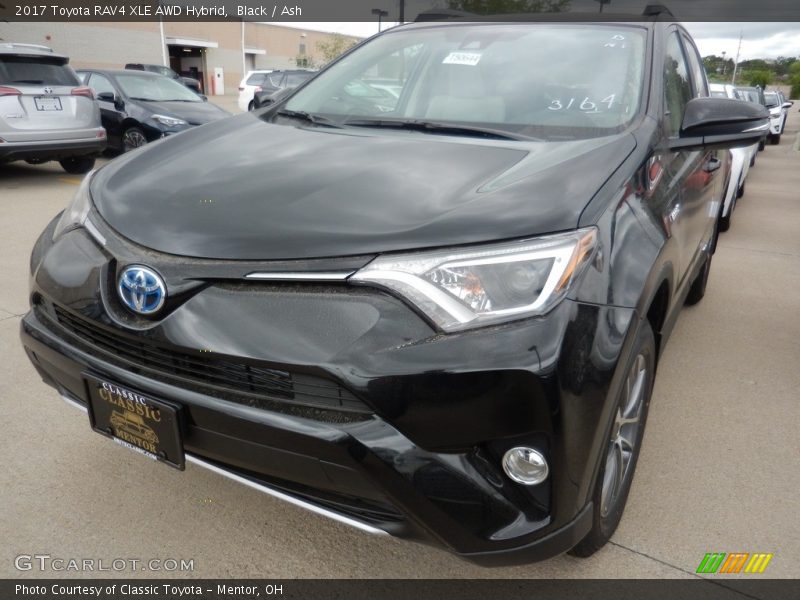 Black / Ash 2017 Toyota RAV4 XLE AWD Hybrid