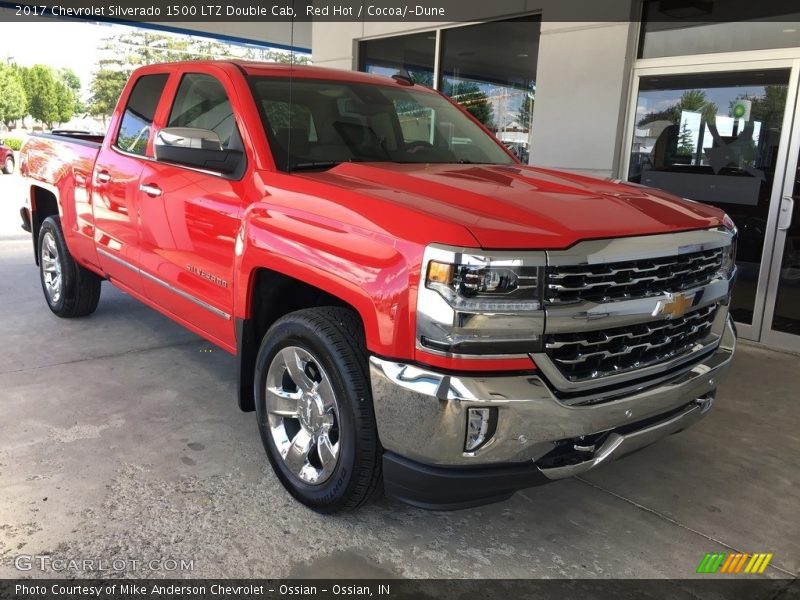 Red Hot / Cocoa/­Dune 2017 Chevrolet Silverado 1500 LTZ Double Cab