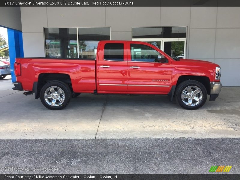 Red Hot / Cocoa/­Dune 2017 Chevrolet Silverado 1500 LTZ Double Cab
