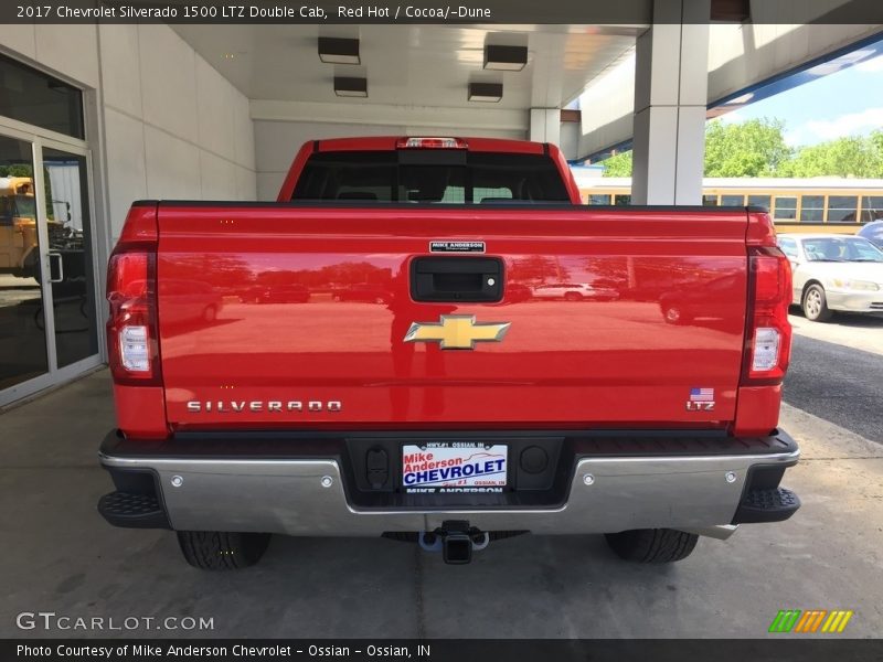 Red Hot / Cocoa/­Dune 2017 Chevrolet Silverado 1500 LTZ Double Cab