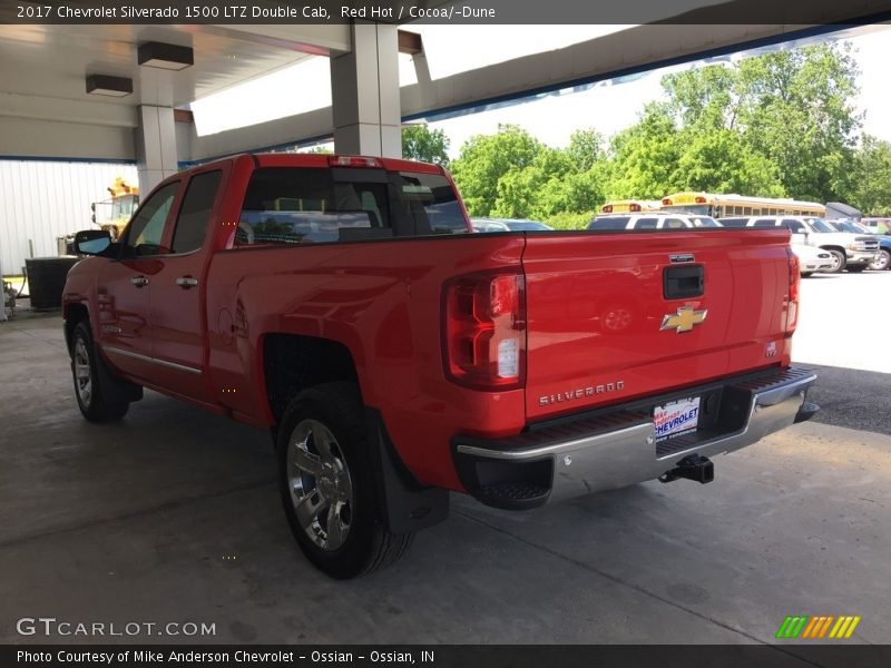 Red Hot / Cocoa/­Dune 2017 Chevrolet Silverado 1500 LTZ Double Cab