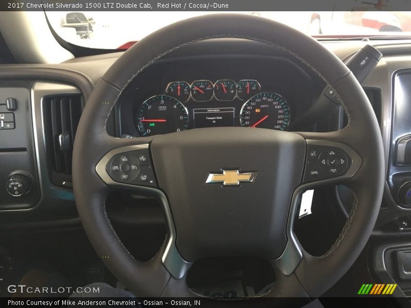 Red Hot / Cocoa/­Dune 2017 Chevrolet Silverado 1500 LTZ Double Cab