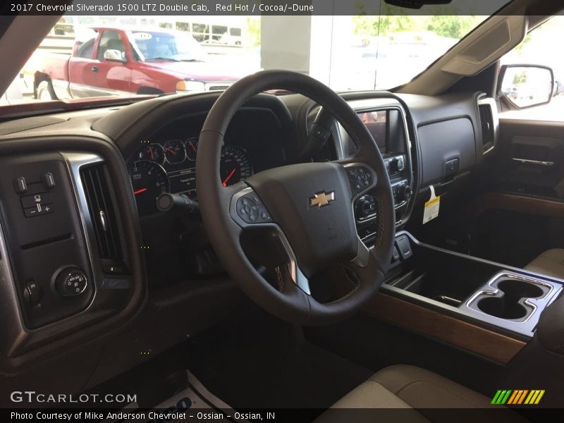 Red Hot / Cocoa/­Dune 2017 Chevrolet Silverado 1500 LTZ Double Cab