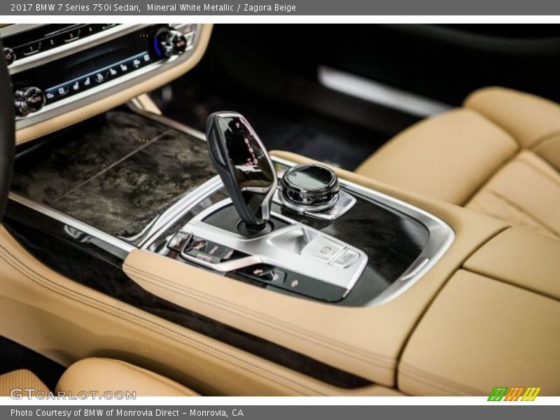 Mineral White Metallic / Zagora Beige 2017 BMW 7 Series 750i Sedan