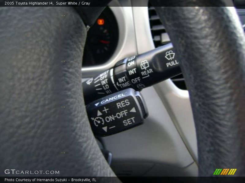 Super White / Gray 2005 Toyota Highlander I4
