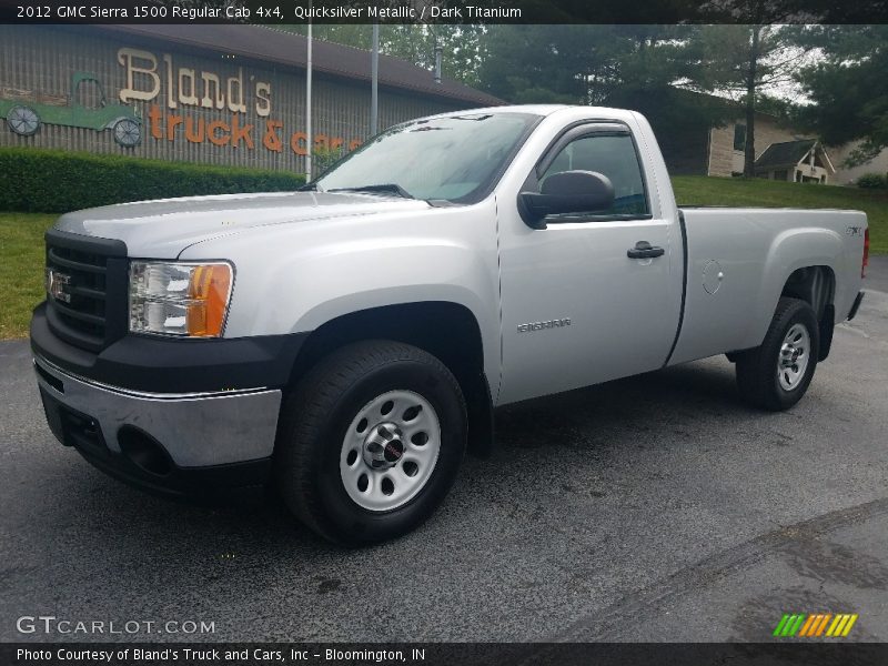 Quicksilver Metallic / Dark Titanium 2012 GMC Sierra 1500 Regular Cab 4x4