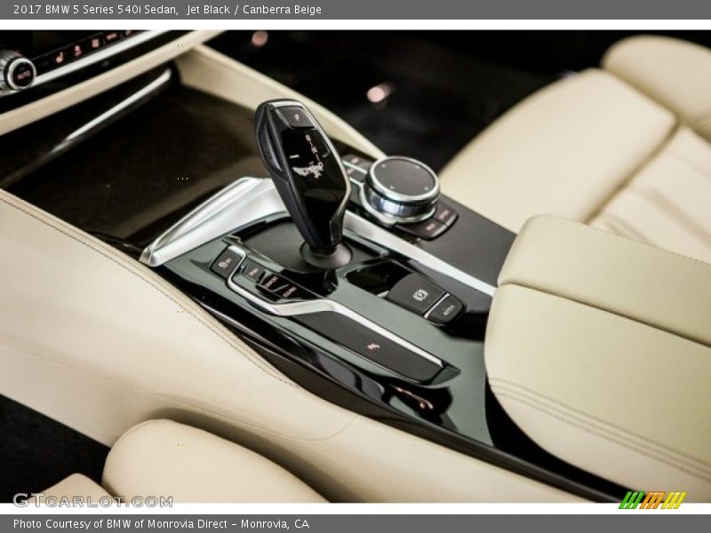 Jet Black / Canberra Beige 2017 BMW 5 Series 540i Sedan