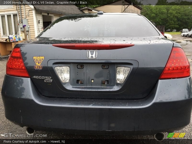 Graphite Pearl / Black 2006 Honda Accord EX-L V6 Sedan