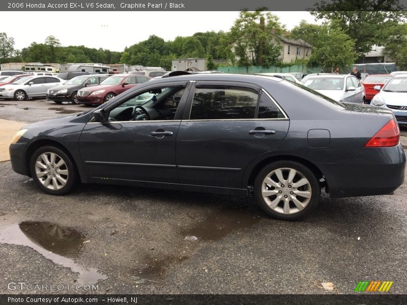 Graphite Pearl / Black 2006 Honda Accord EX-L V6 Sedan