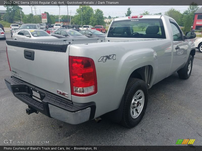 Quicksilver Metallic / Dark Titanium 2012 GMC Sierra 1500 Regular Cab 4x4