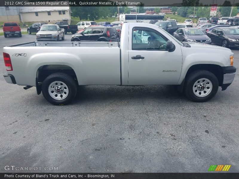 Quicksilver Metallic / Dark Titanium 2012 GMC Sierra 1500 Regular Cab 4x4