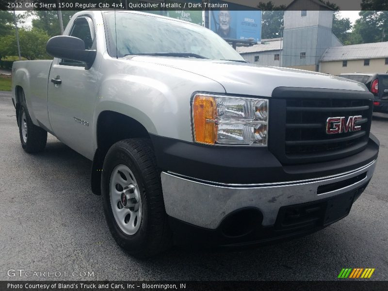 Front 3/4 View of 2012 Sierra 1500 Regular Cab 4x4