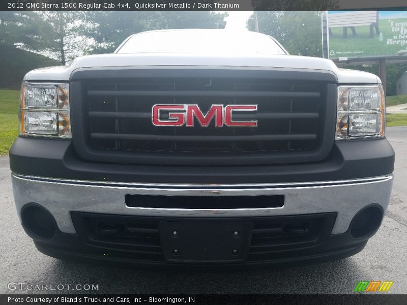 Quicksilver Metallic / Dark Titanium 2012 GMC Sierra 1500 Regular Cab 4x4