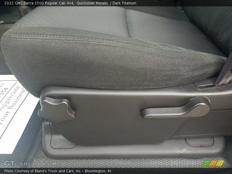 Quicksilver Metallic / Dark Titanium 2012 GMC Sierra 1500 Regular Cab 4x4