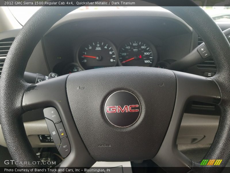 Quicksilver Metallic / Dark Titanium 2012 GMC Sierra 1500 Regular Cab 4x4