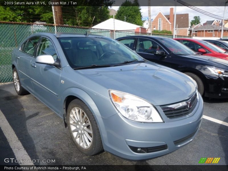 Ocean Mist / Tan 2009 Saturn Aura XR V6