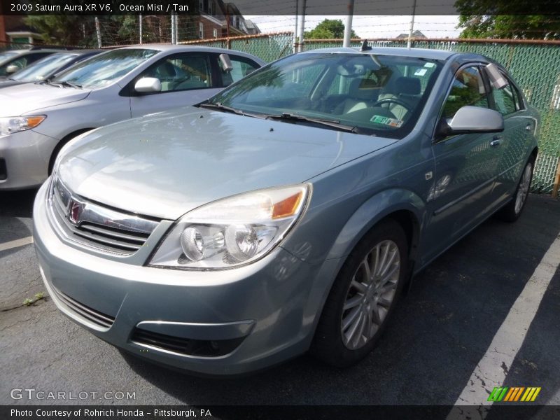 Ocean Mist / Tan 2009 Saturn Aura XR V6