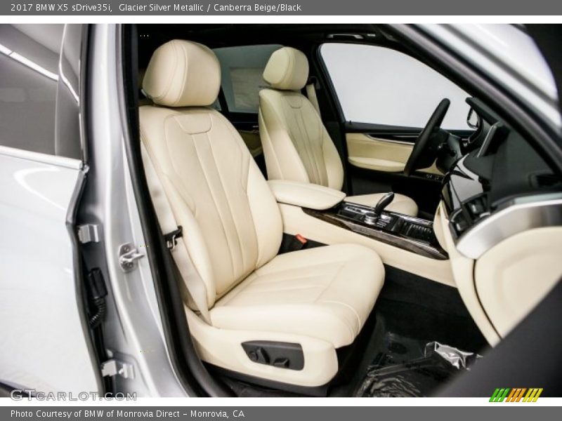 Glacier Silver Metallic / Canberra Beige/Black 2017 BMW X5 sDrive35i