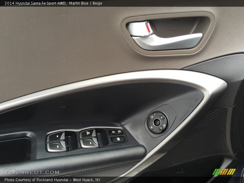 Marlin Blue / Beige 2014 Hyundai Santa Fe Sport AWD