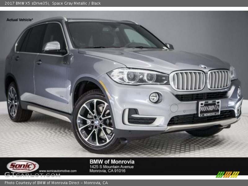 Space Gray Metallic / Black 2017 BMW X5 sDrive35i