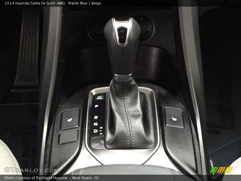 Marlin Blue / Beige 2014 Hyundai Santa Fe Sport AWD