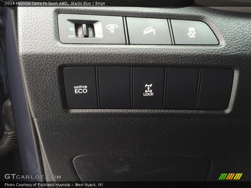 Marlin Blue / Beige 2014 Hyundai Santa Fe Sport AWD