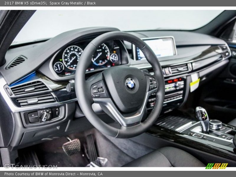 Space Gray Metallic / Black 2017 BMW X5 sDrive35i